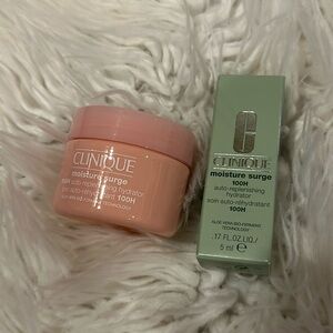 2pc Clinique sample moisture surge hydrator